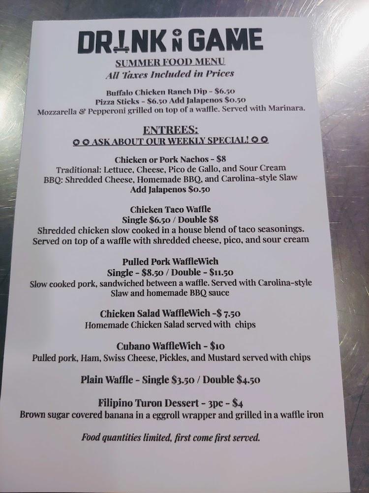 Drink N Game Menu image 3