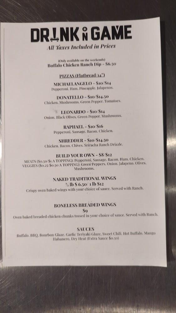 Drink N Game Menu image 4